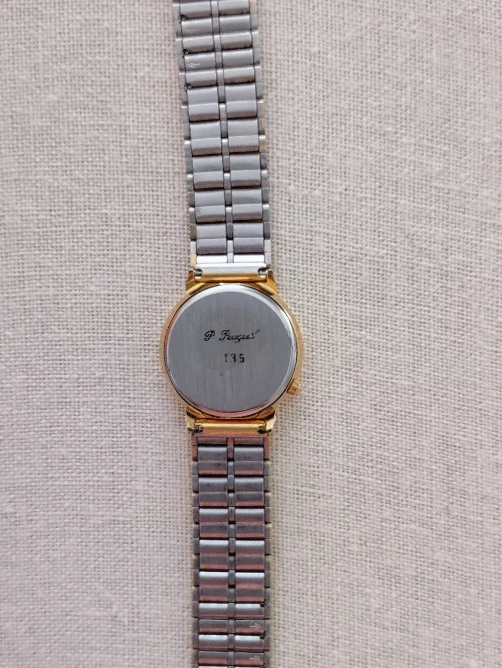 New Gold Peugeot Men's Dress Watch - Classic Roman Dial